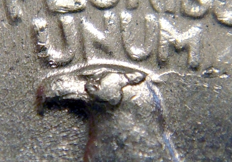 1964-Washington-Quarter---Decent-Sized-Die-Chip-On-Eagle's-Head