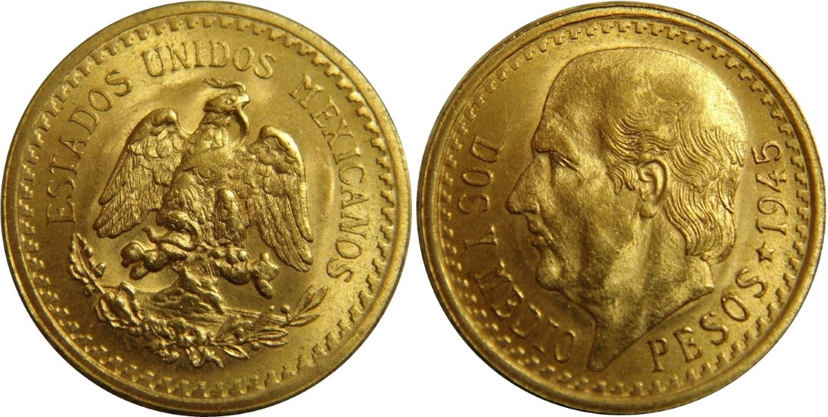 1945-Gold-2-1/2-Pesos,-And-Are-These-Worth-More-Than-Melt?