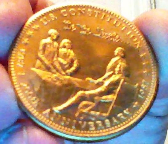 Identifying-Gold-Looking-Coin-|-Constitution-Bicent'l-Medal
