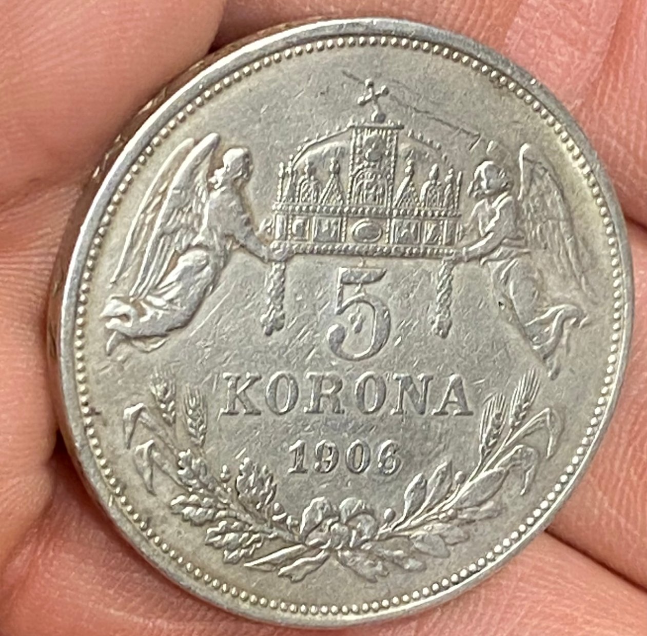 Modified-5-Korona-1906-Coin?
