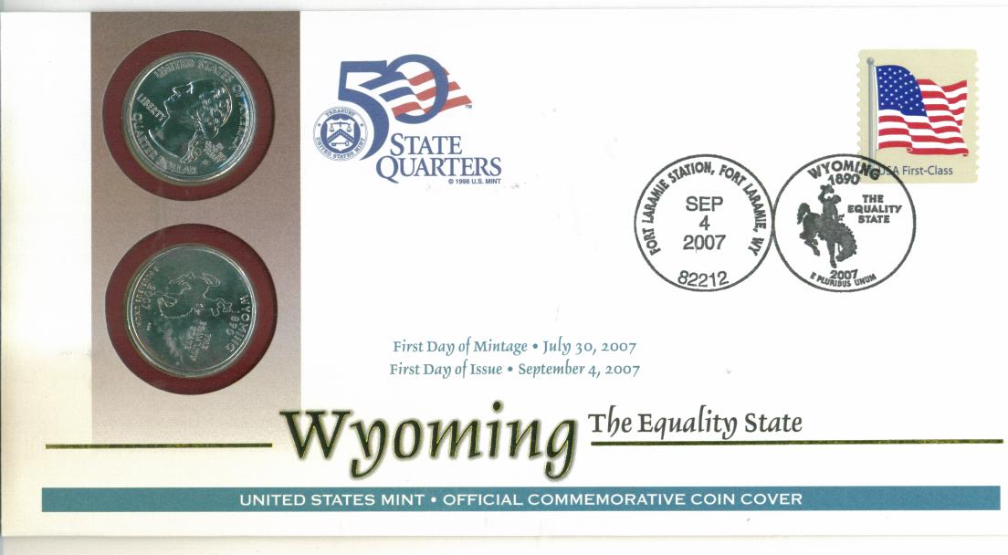 Wyoming-Quarter-Dollars