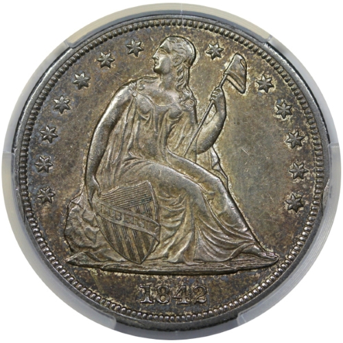A-Couple-Of-1842-Liberty-Seated-Dollars