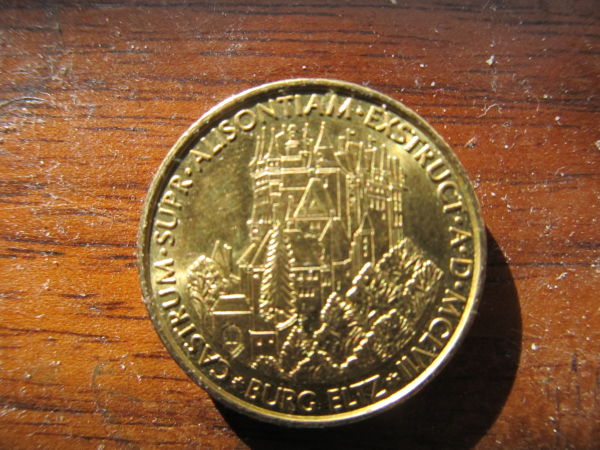 German-Castle-Token?-|-Souvenir-Medal,-Eltz