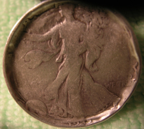 1953-Ben-Franklin--Half---Edges-Folded-In----Error-??