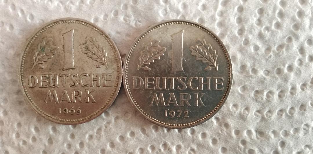 1-Deutsche-Mark-1966,1972