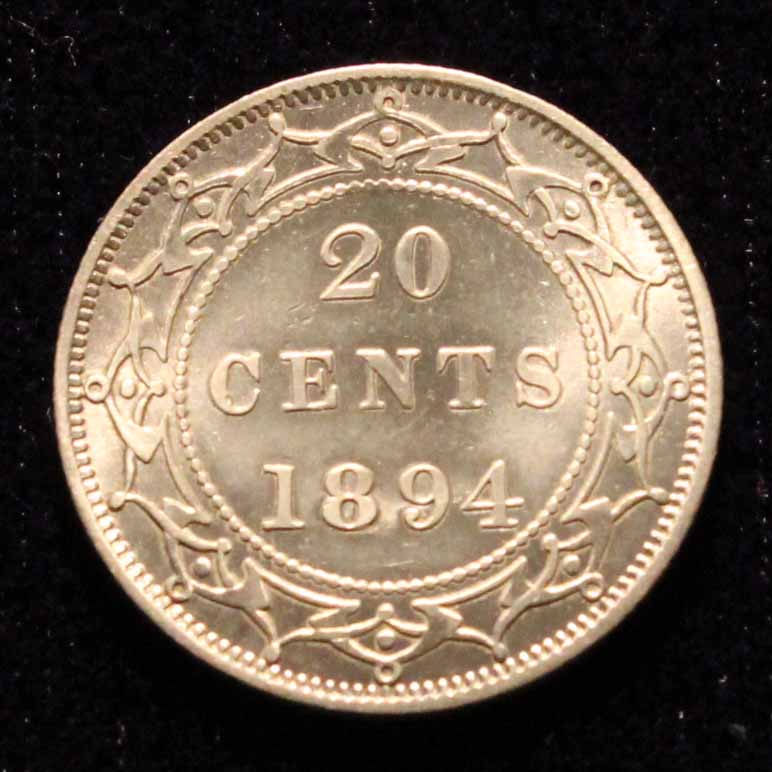 1894-NFLD-20-Cents---OBV-1---Grade