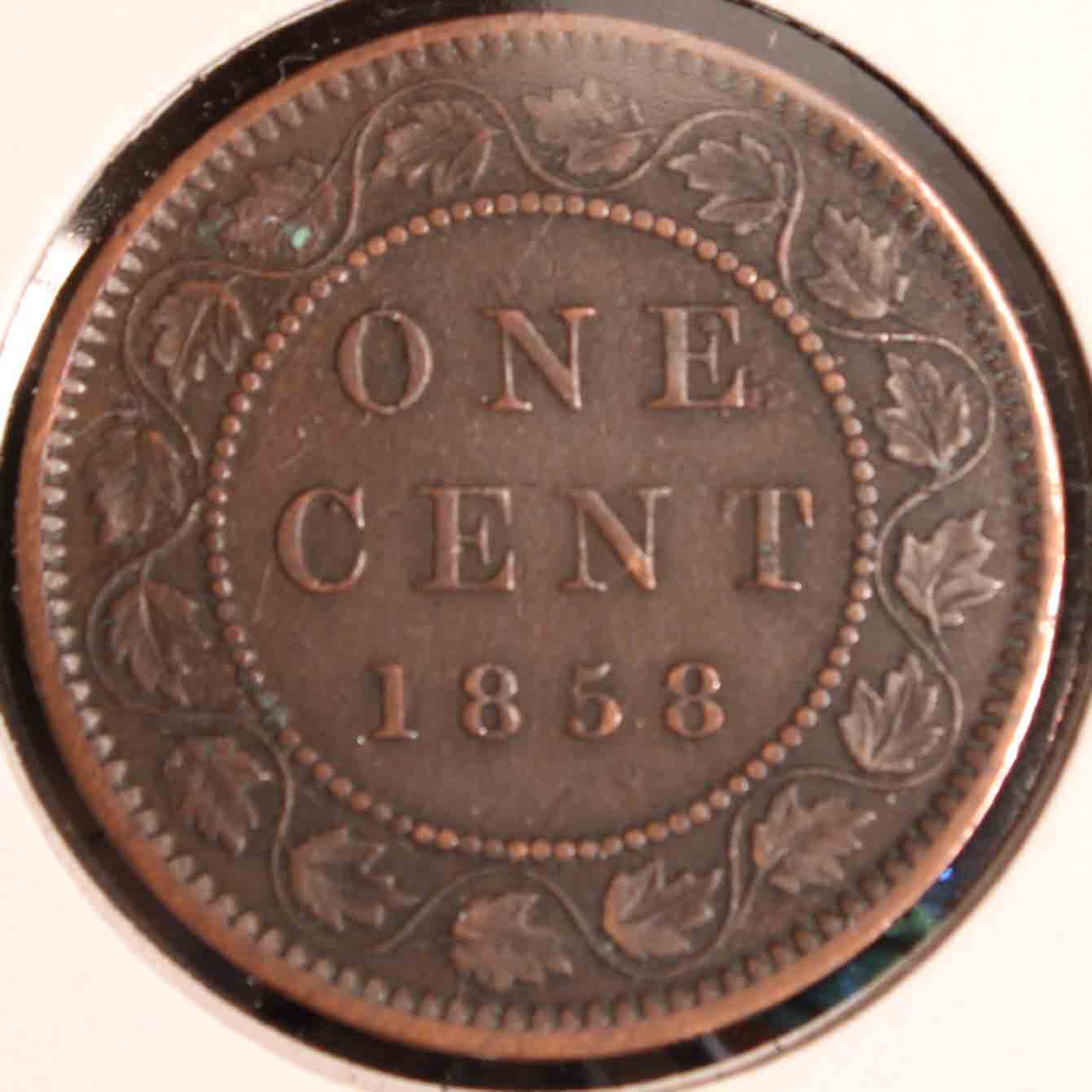 1858-1-Cent---Struck-Thorugh?
