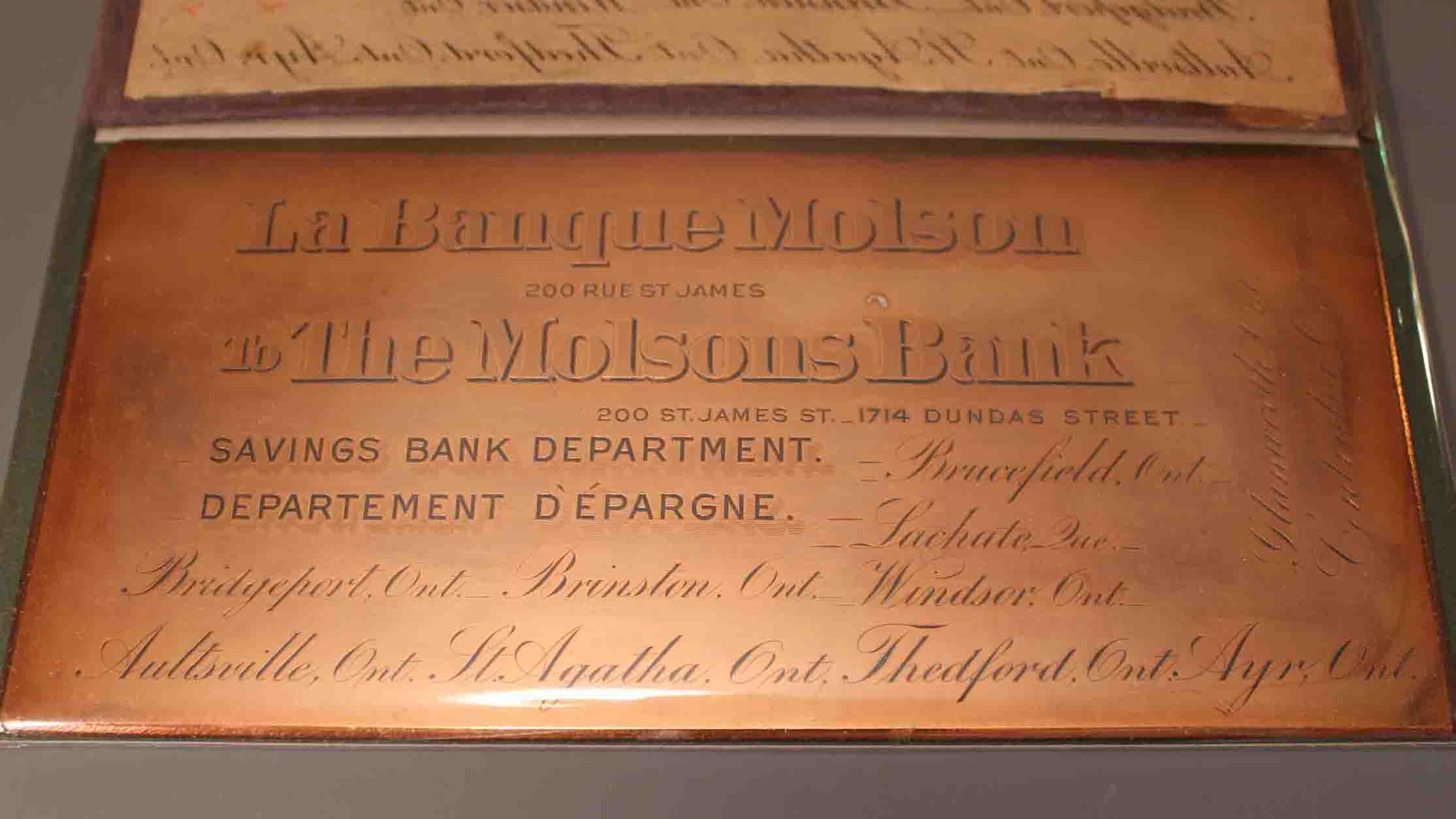 Canadian-Chartered-Banks---Copper-Printing-Plates