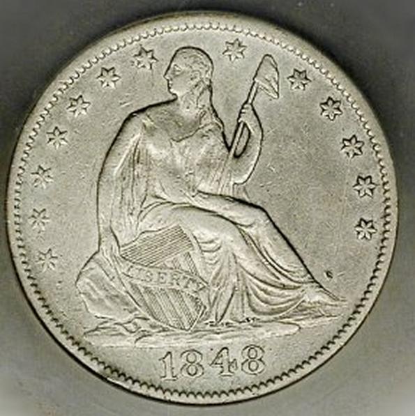 1848-O-Half-Dollar-Sharp-Detail,-Help-Grade-Please.