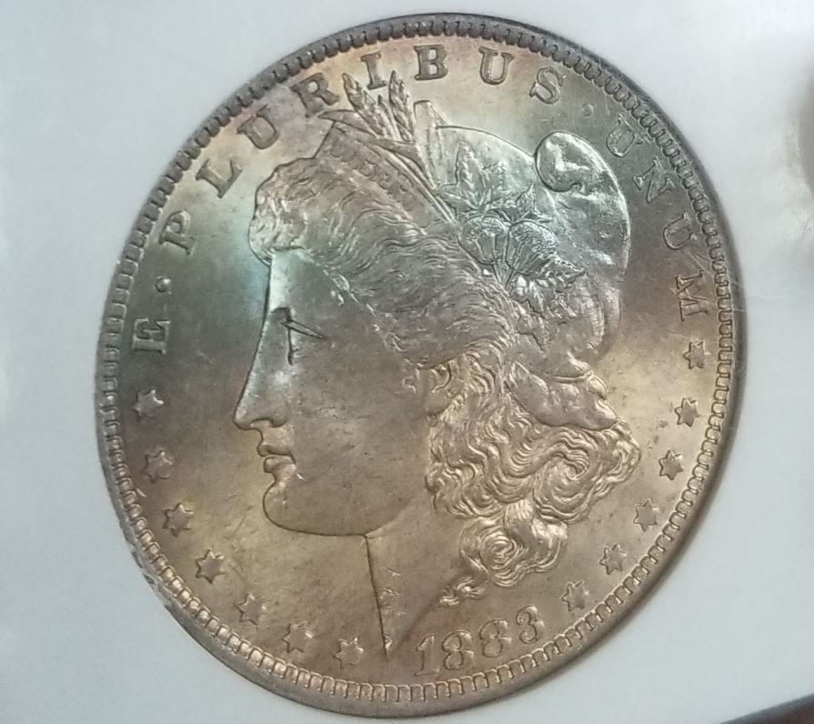 1883-O-Morgan-For-Grading,-Lovely-Original-Toning