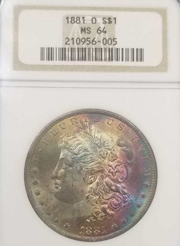 1881-O-Toned-Morgan-For-Grading