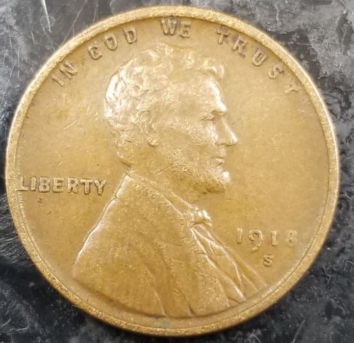 1918-S-LWC-For-Grading.-Interesting-Die-Chip/Break-On-Reverse.