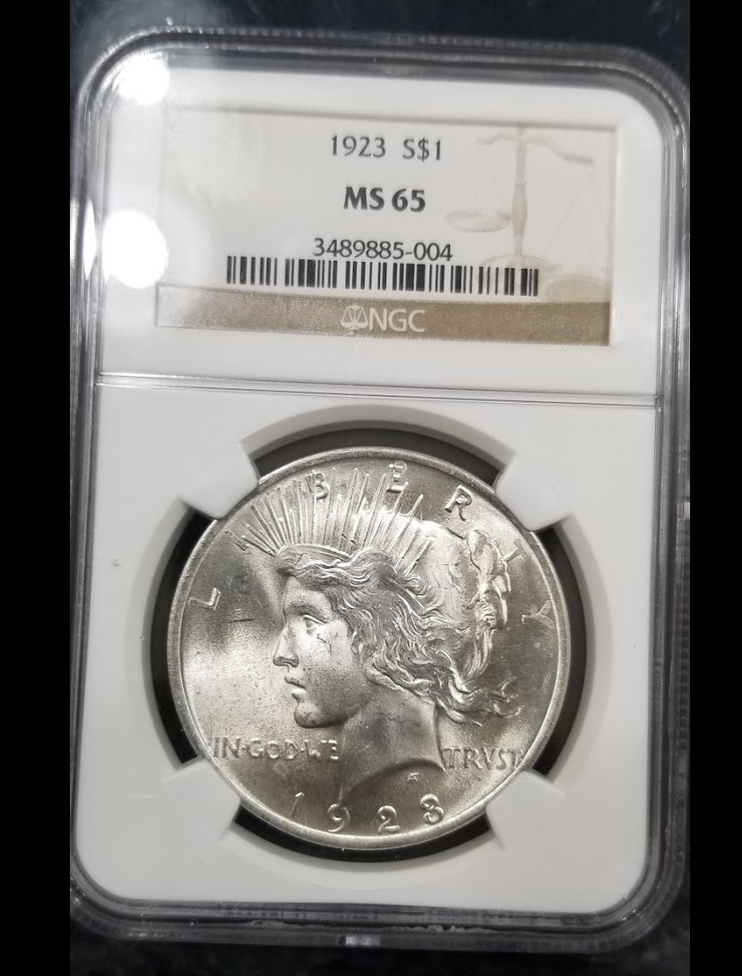 1923-Peace-Dollar-For-Grading