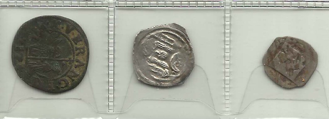 3-Medieval-Coins---Bavaria-+-Austria-Slovenia-+-Venezia