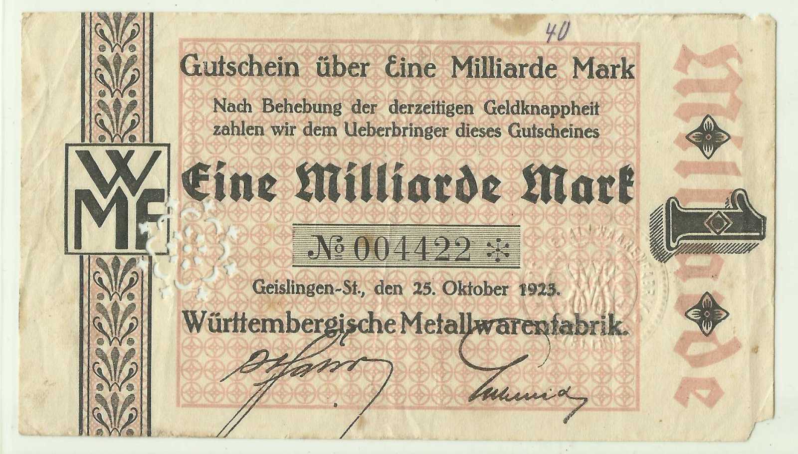 W�rttembergische-Metallwarenfabrik-Wmf-Eine-Milliarde-Mark