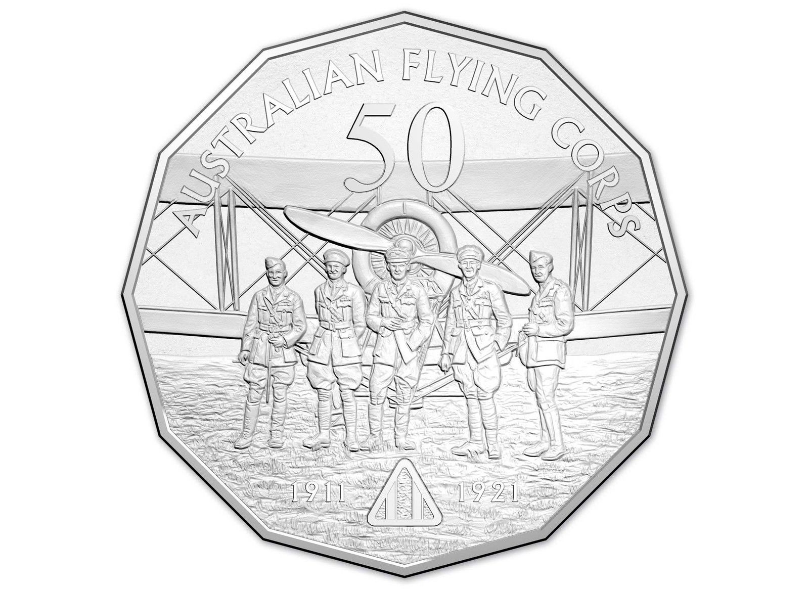 2014-Australia-At-War-Series---Australian-Flying-Corps---50c-Coin