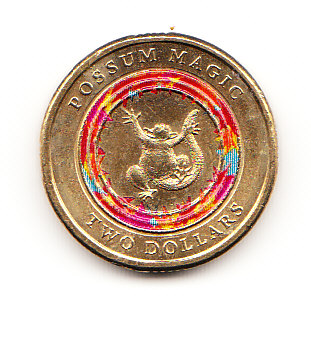2017-$2-Possum-Magic-Coin-'Minor-Patches'-Of-UV-Reactions-Similar-To-Stamp-Helicon