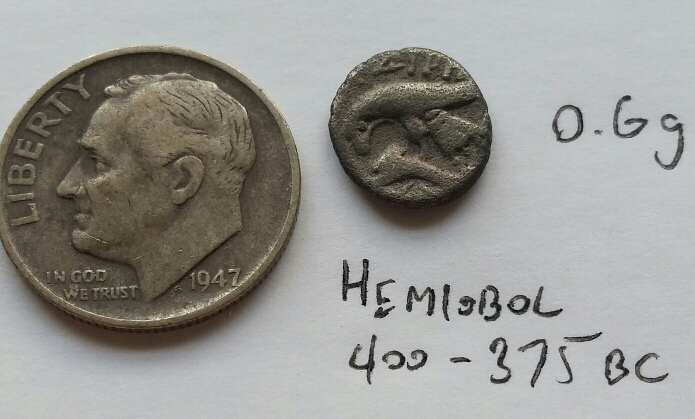 Istros,-Thrace,-AR-Hemiobol