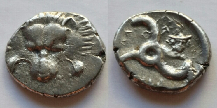 Lycian-1/3-Stater,-Perikles-With-Mini-Helios