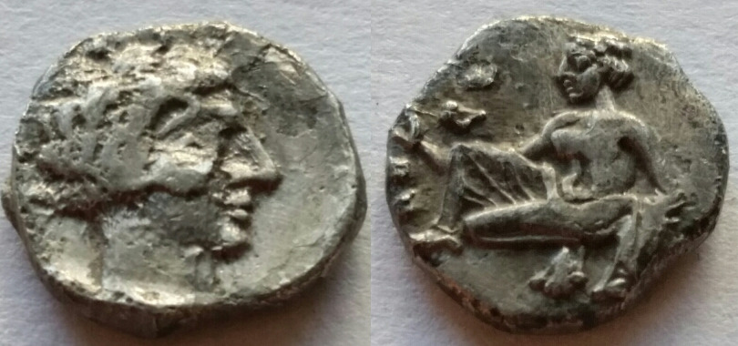 Tarsus,-Cilicia---AR-Obol-Of-Tiribazos-And-The-2400-Year-Old-Pun