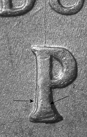 Found-In-A-Roll-Today...-1944-P-Wartime-Nickel---Lamination?