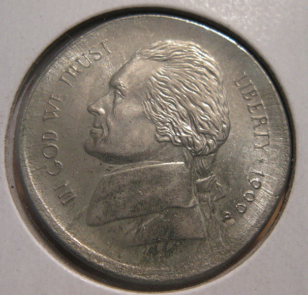 1964-Lincoln-Nickel-On-Quarter-Planchet-With-No-Distortion