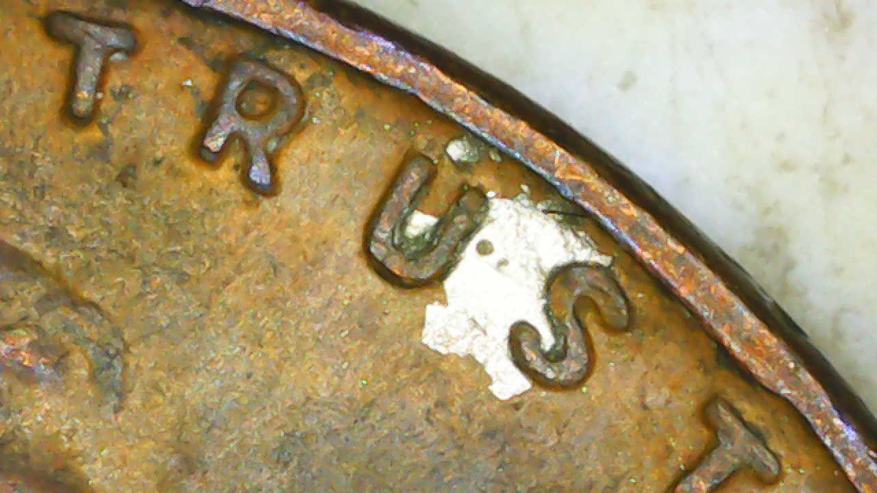 1954-D-Penny-Error-Or-Foreign-Substance?