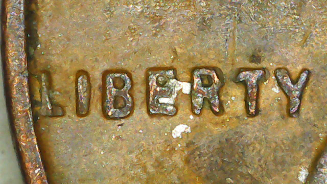 1954-D-Penny-Error-Or-Foreign-Substance?