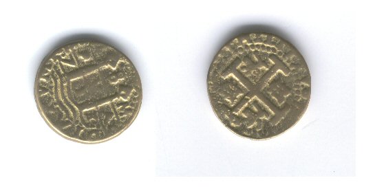 Unidentified---Possibly-Gold---Coin-|-Repro-Spanish-Peru