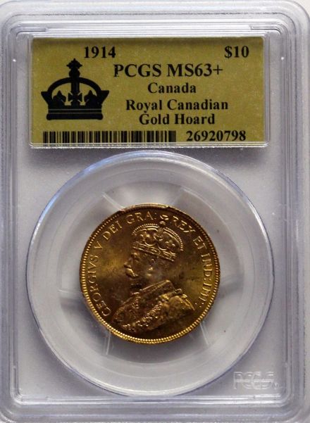 PCGS-Golden-Label-For-Canada-1912-1914-Hoard-Coins