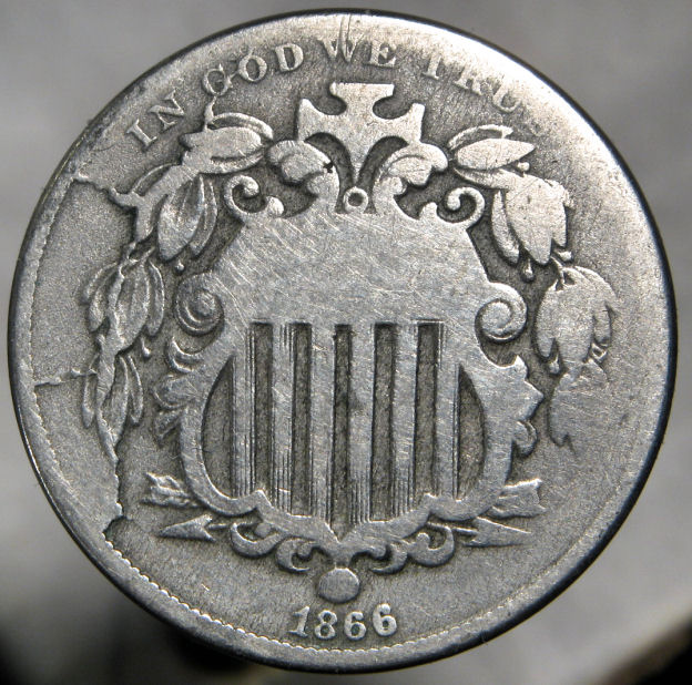 Wild-Looking-1866-Shield-Nickel