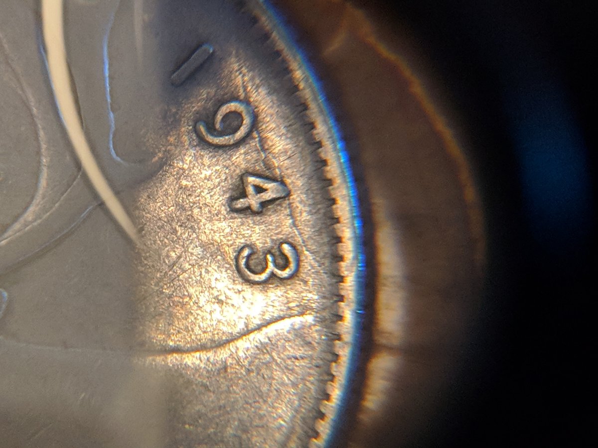 1943-Canada-Quarter---Die-Crack-Or-PMD?