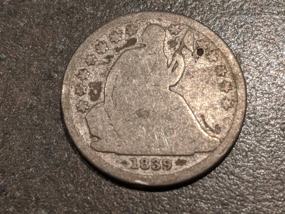 1839-Seated-Liberty-Dime---Small-O-Or-Large-O?