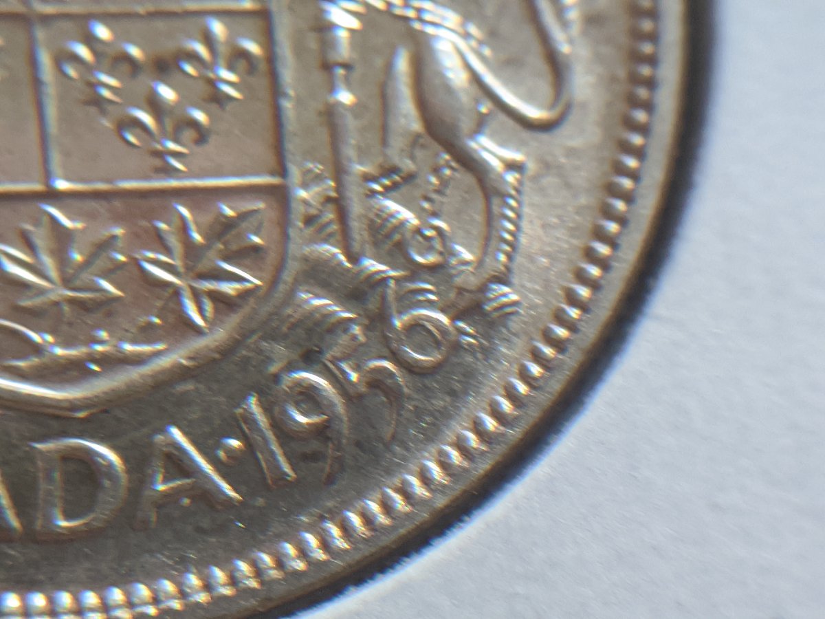 1956-Fifty-Cent-With-And-Without-Marks-Above-The-6