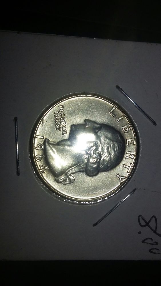 Uncirculated-1964-P-Washington-Quarter