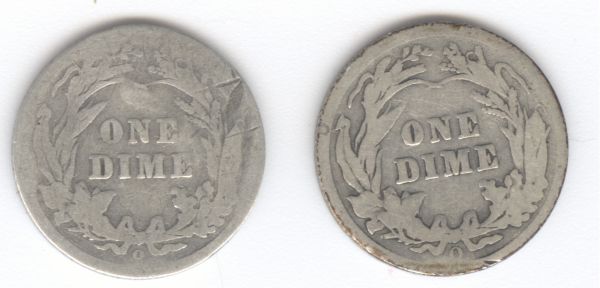 1905-O-Barber-Dime,-Doesn't-This-O-Look-Strange?