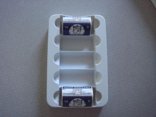 2009-D-Kennedy-Half-Dollar-Rolls-Gold-Color-Sealed-US-Mint?