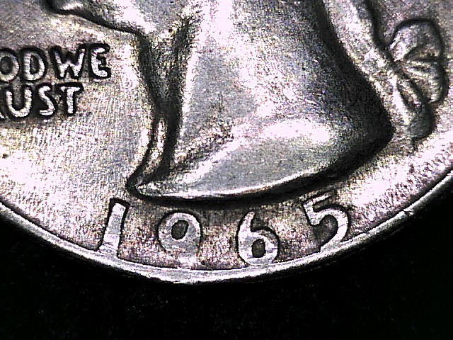 1965-Washington-Quarter-Clipped-+-Possible-Blakesley-Effect