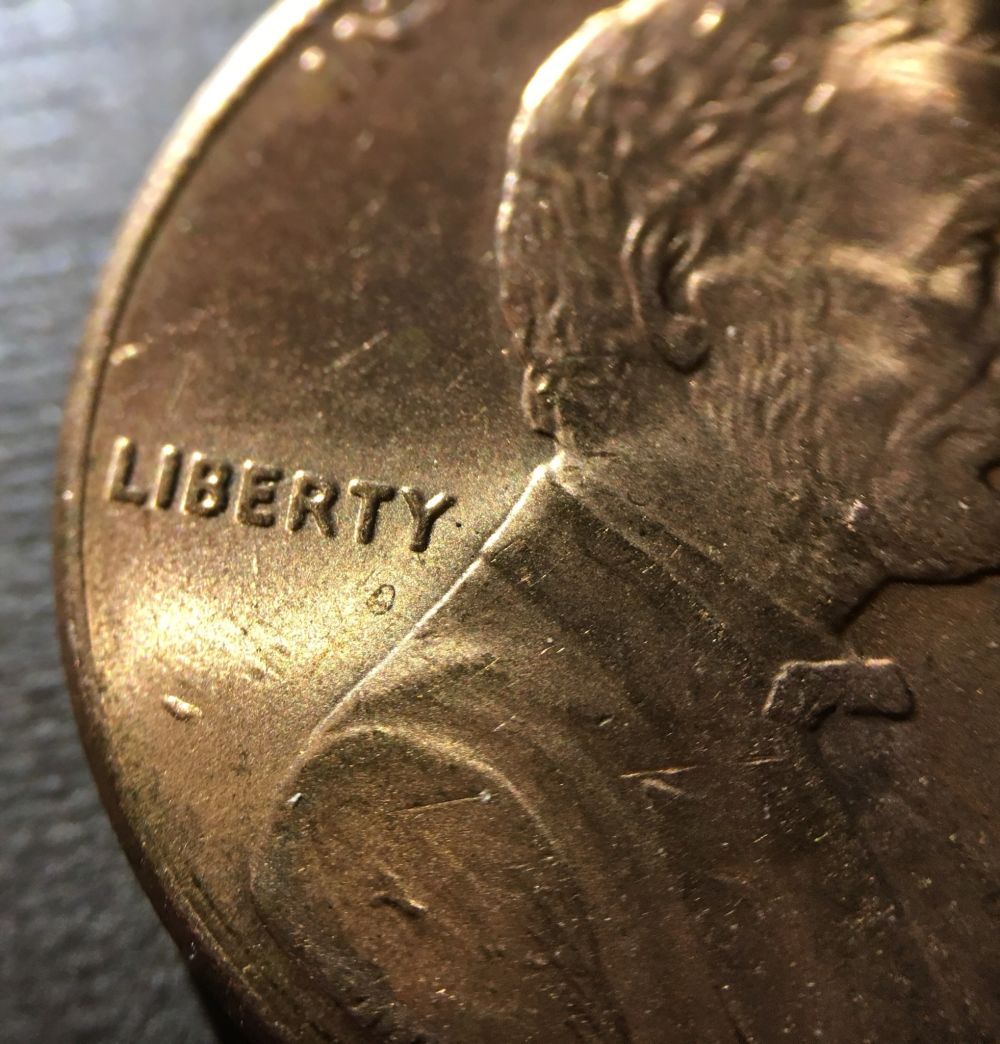 Lincoln-Cent-With-Raised-Dot-Between-S-And-T-In-