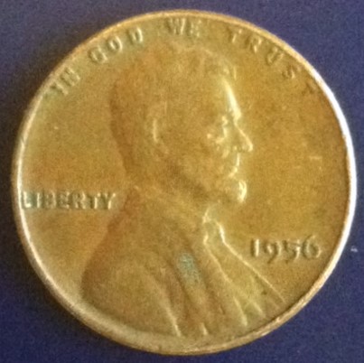 1956-Lincoln-Cent-Ldb5-1956-001B-5-Sel