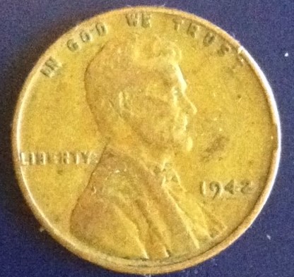 1942-Lincoln-Cent---Issue-With-Collar?