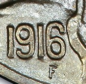 1916-S-5c-Buffalo-Nickel-With-No-Initial-Under-Date-&-Large-Embedded-MM