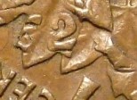 1952-1-Cent,-Double-Struck-In-Collar