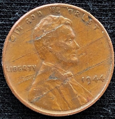 1944-Lincoln-Cent---Obverse-And-Reverse-Laminations