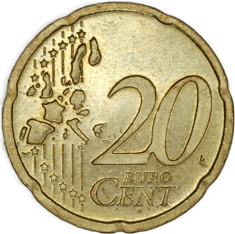 2002-A-Germany-Euro-Twenty-Cent---Possible-Matte-Finish-Variety