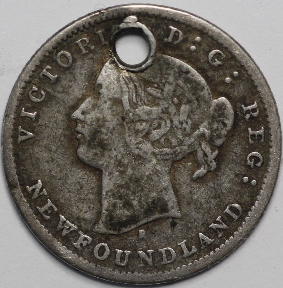 1873-NF-5cent-And-1918-Canada