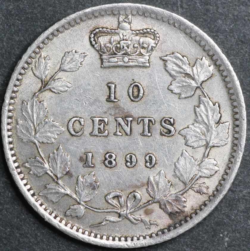 1899-10-Cent-Old-Clean