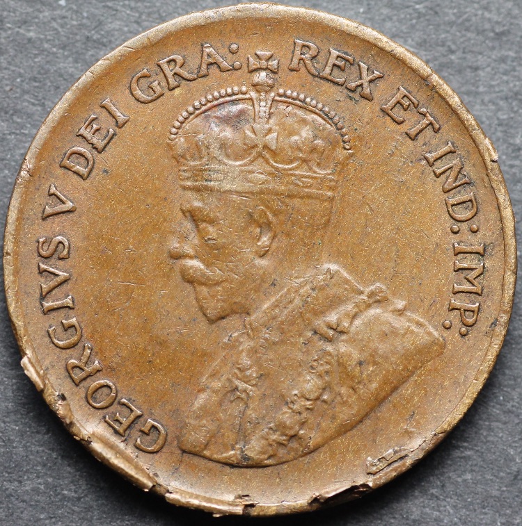 1929-Cent-Planchet-Flaw/Rim-Lifting