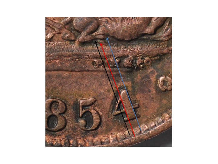 1854-Upper-Bank-Token-Half-Penny