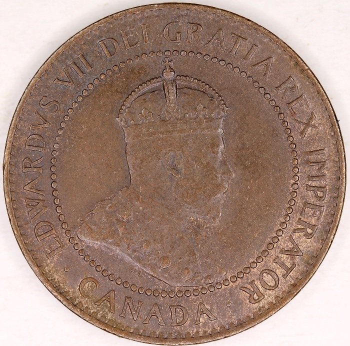 1907-Canada-Large-Cent-With-Die-Cracks